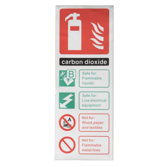 Fire Extinguisher ID Sticker