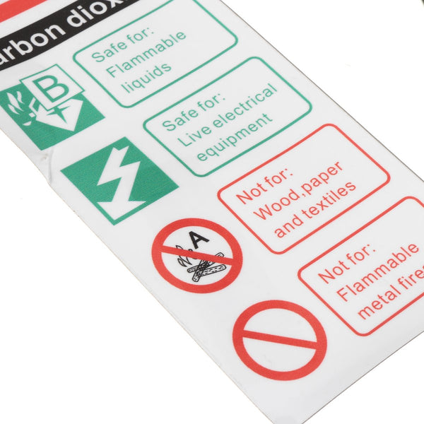Fire Extinguisher ID Sticker