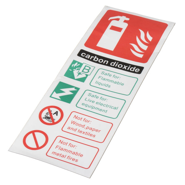 Fire Extinguisher ID Sticker